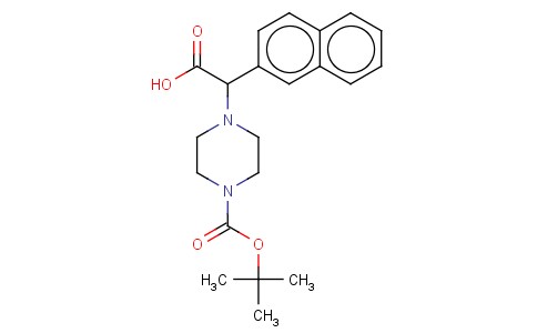 2-(4-BOC-PIPERAZINYL)-2-(2-NAPHTHALENYL)ACETIC ACID